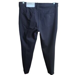 Liz Claiborne Classic Skinny Black Pants Size 12 Stretch $48 New With Tags